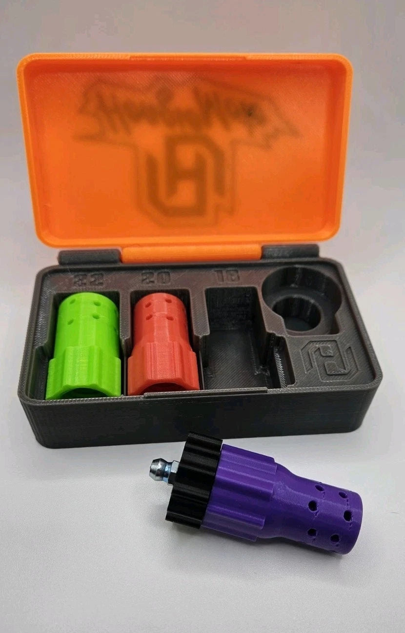 HoagieMoto 3-Piece Bearing Grease Tool Kit – 18/20/22mm
