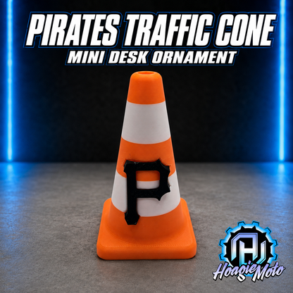 Pirates Traffic Cone Mini Desk Ornament