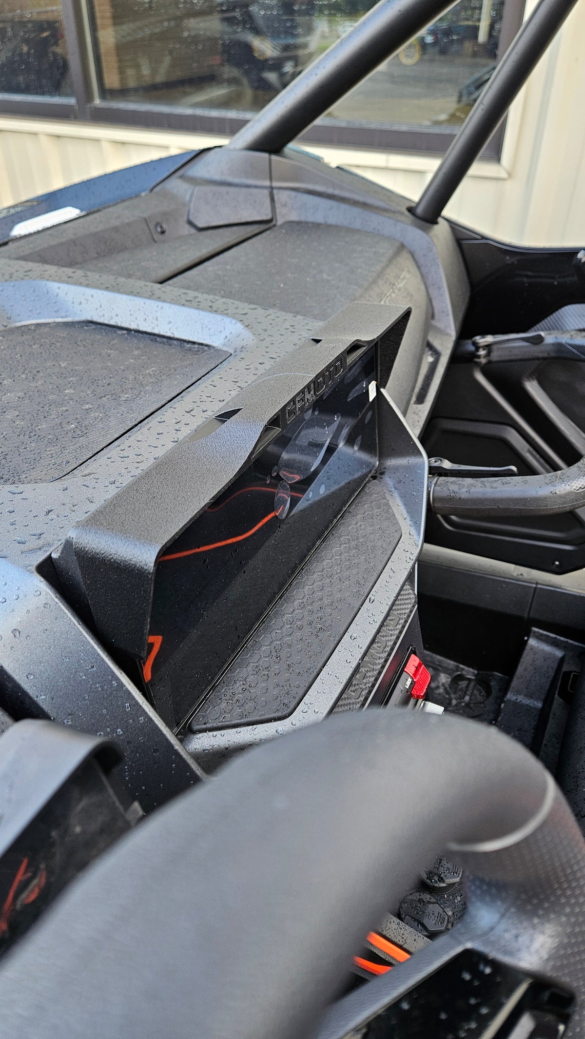 CFMOTO Z10 LCD Sun Shade – 2-Piece 3M Adhesive Mount
