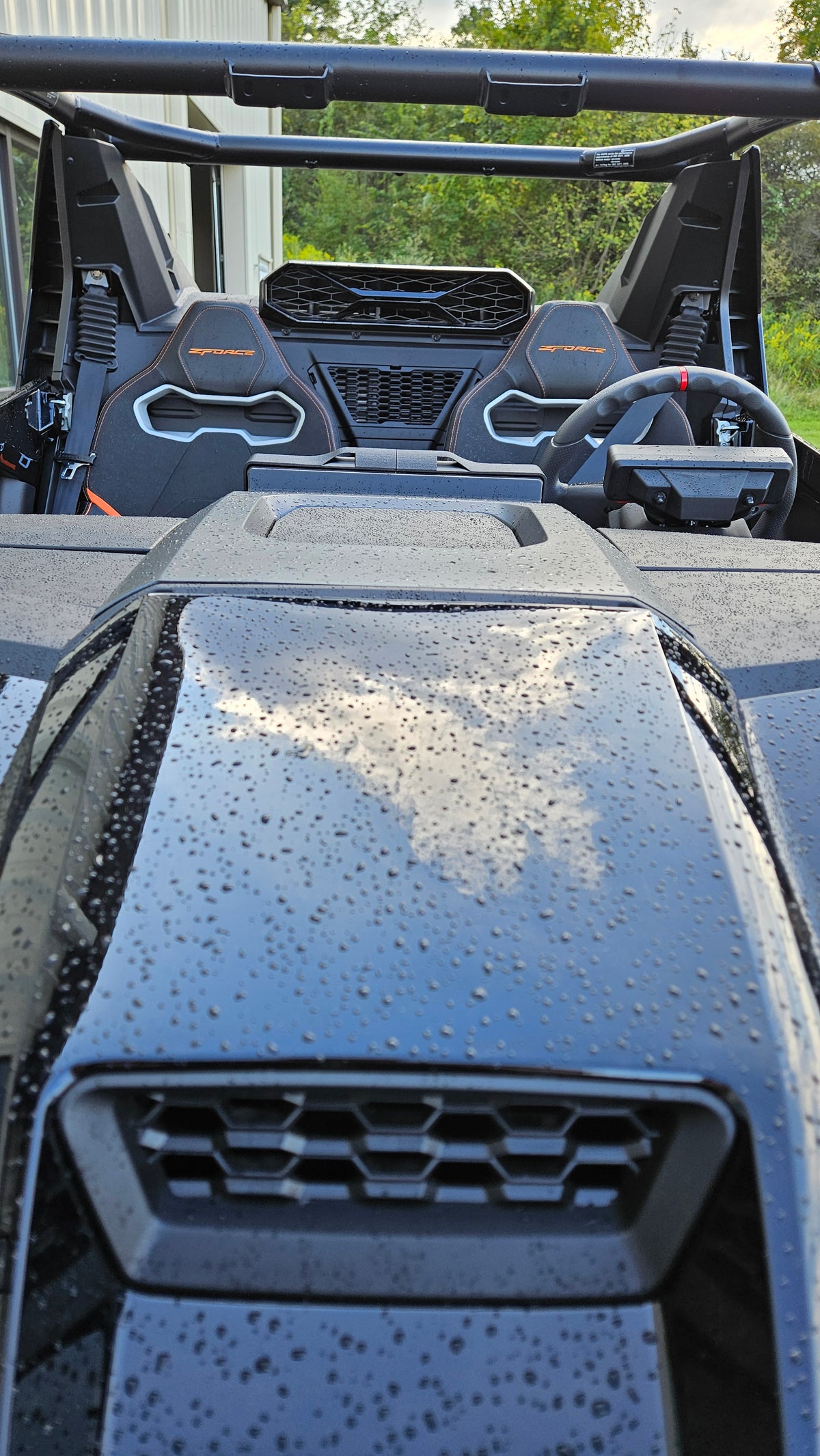 CFMOTO Z10 LCD Sun Shade – 2-Piece 3M Adhesive Mount