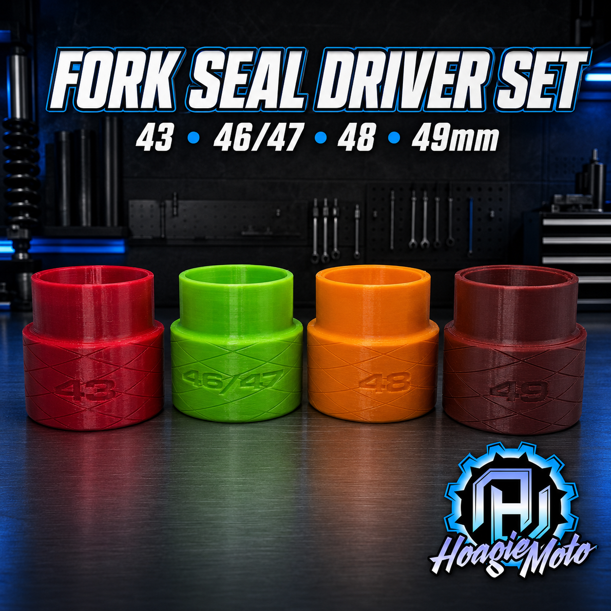 Fork Seal Driver Set for WP, KYB & Showa Suspension