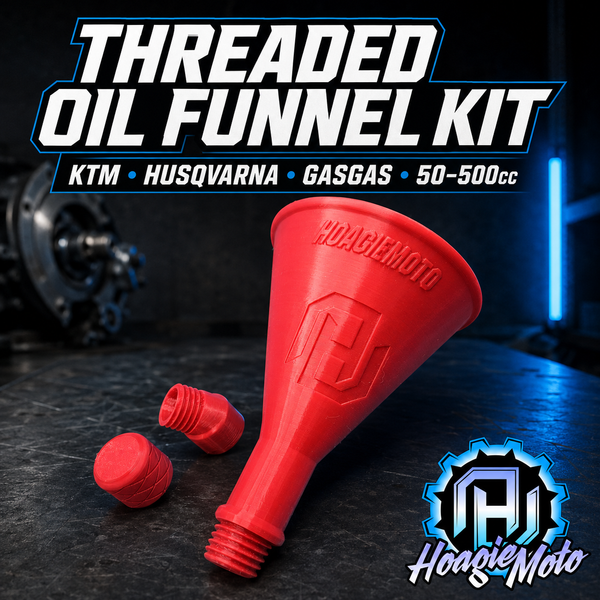 KTM, Husqvarna & GasGas Threaded Oil Funnel Kit – 50–500cc