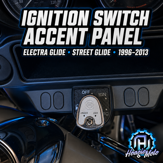 Harley Electra/Street Glide Ignition Switch Accent – Carbon (1996–2013)