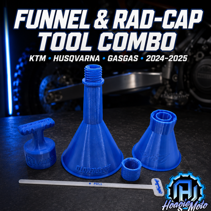 TBI Funnels and Radiator Cap Tool Kit KTM Husqvarna Gasgas 24 25