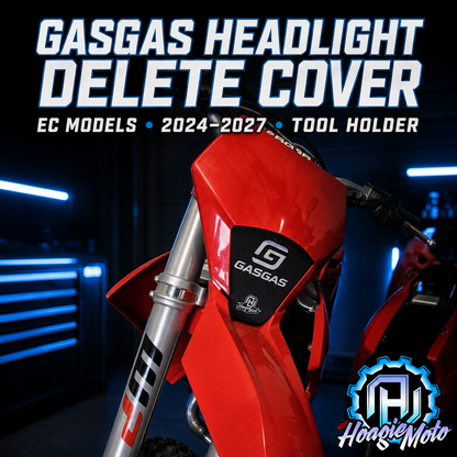 GasGas EC Headlight Cover & Tool Holder (2024–2027)