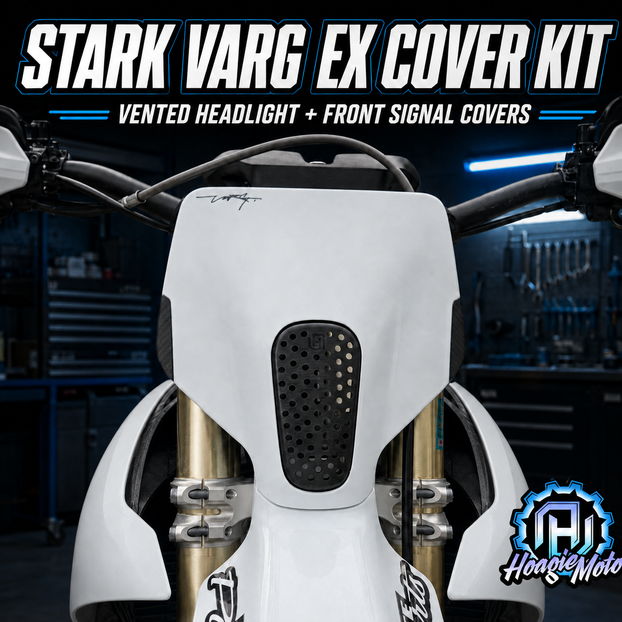Stark Varg EX Vented Headlight Cover & Front Signal Covers