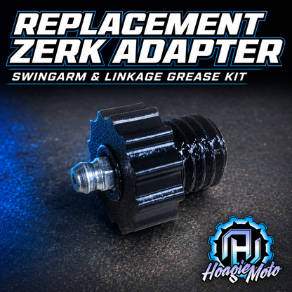 Replacement Zerk Adapter for HoagieMoto Bearing Grease Kits