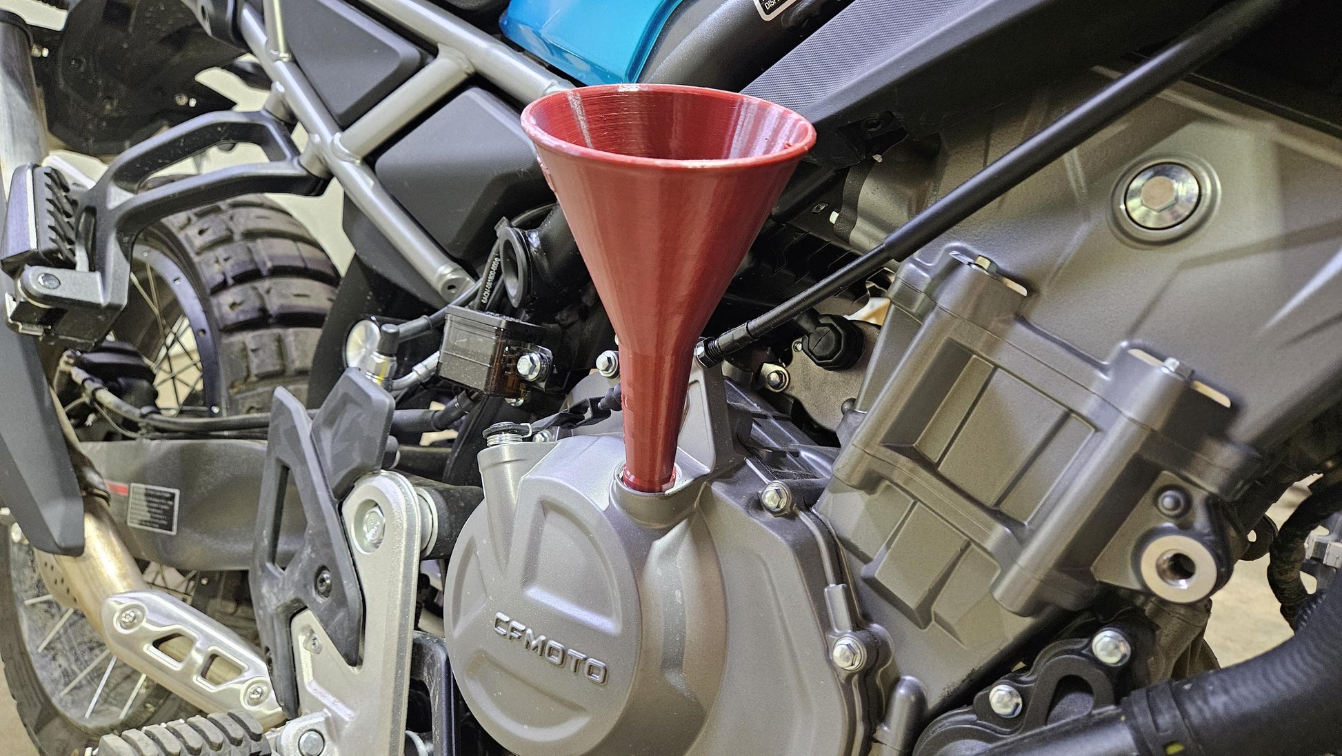 CFMoto Threaded Funnel 450 & 675 SS, NK, CL-C, and Ibex Street Motorcycles