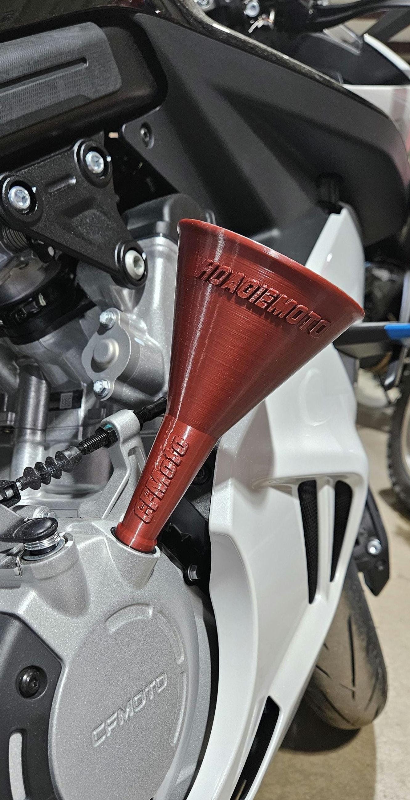 CFMoto Threaded Funnel 450 & 675 SS, NK, CL-C, and Ibex Street Motorcycles