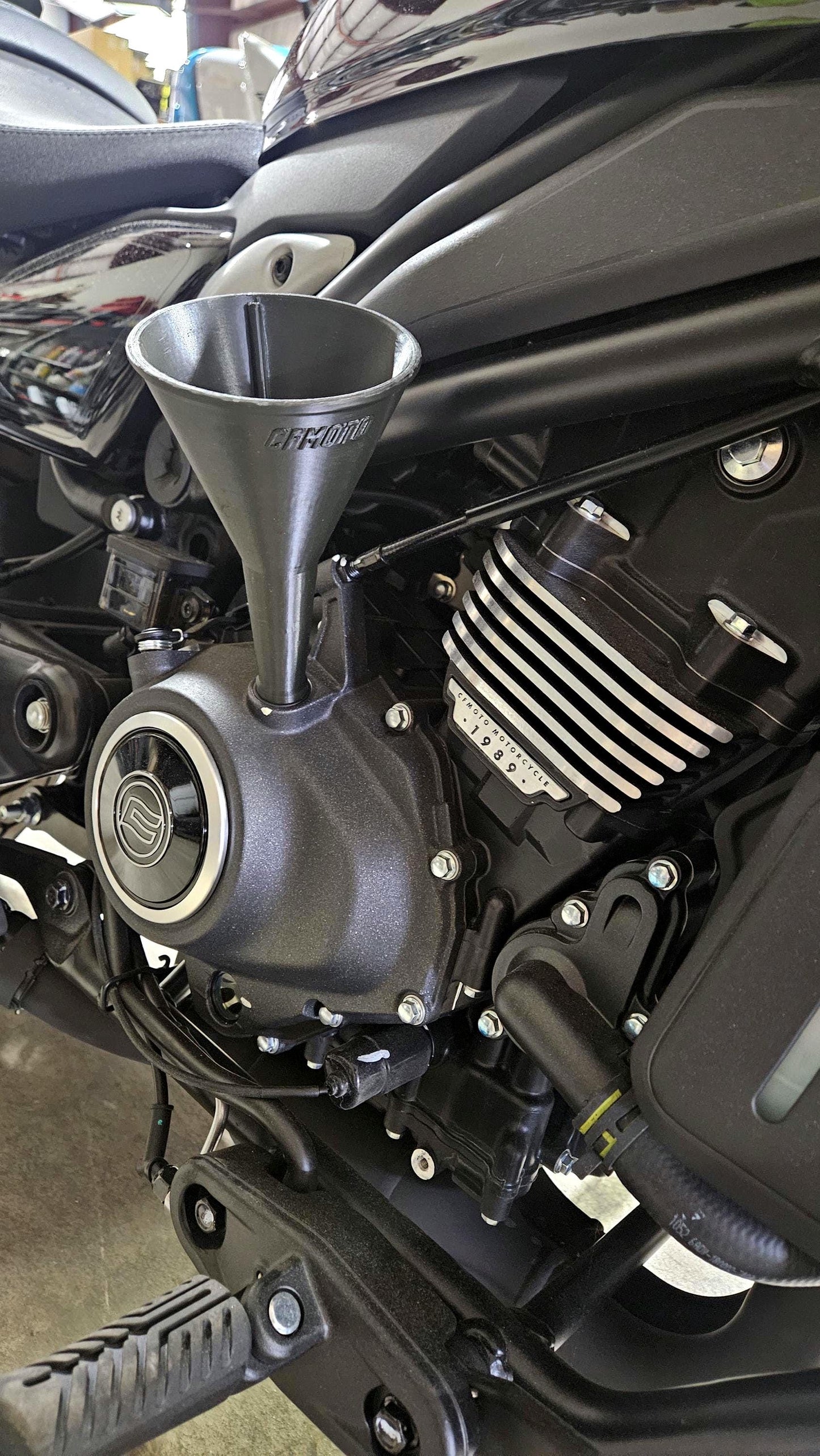 CFMoto Threaded Funnel 450 & 675 SS, NK, CL-C, and Ibex Street Motorcycles