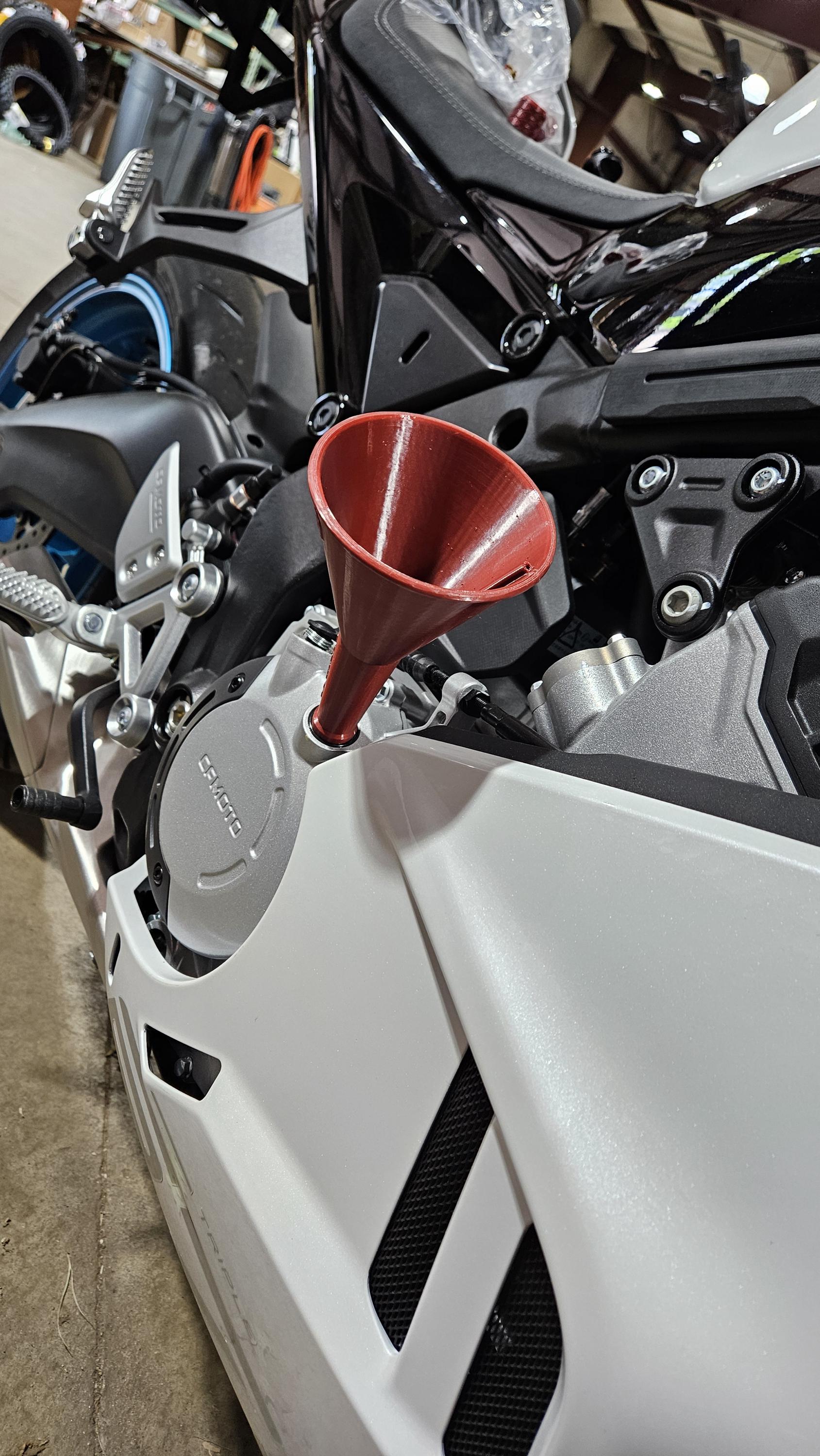 CFMoto Threaded Funnel 450 & 675 SS, NK, CL-C, and Ibex Street Motorcycles