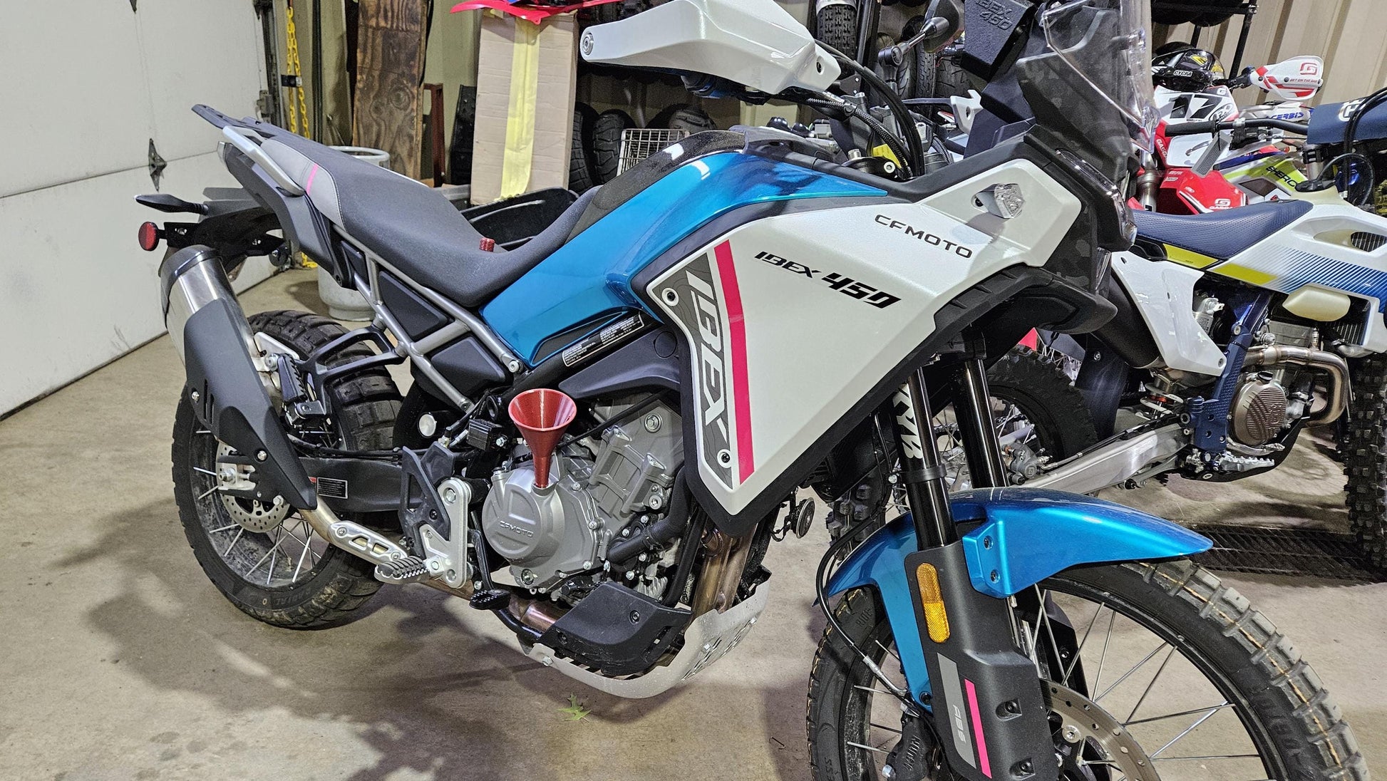 CFMoto Threaded Funnel 450 & 675 SS, NK, CL-C, and Ibex Street Motorcycles