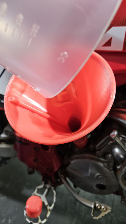 Threaded Oil Funnel Kit for KTM Husqvarna GasGas | Fits 50, 85 & 125–500cc