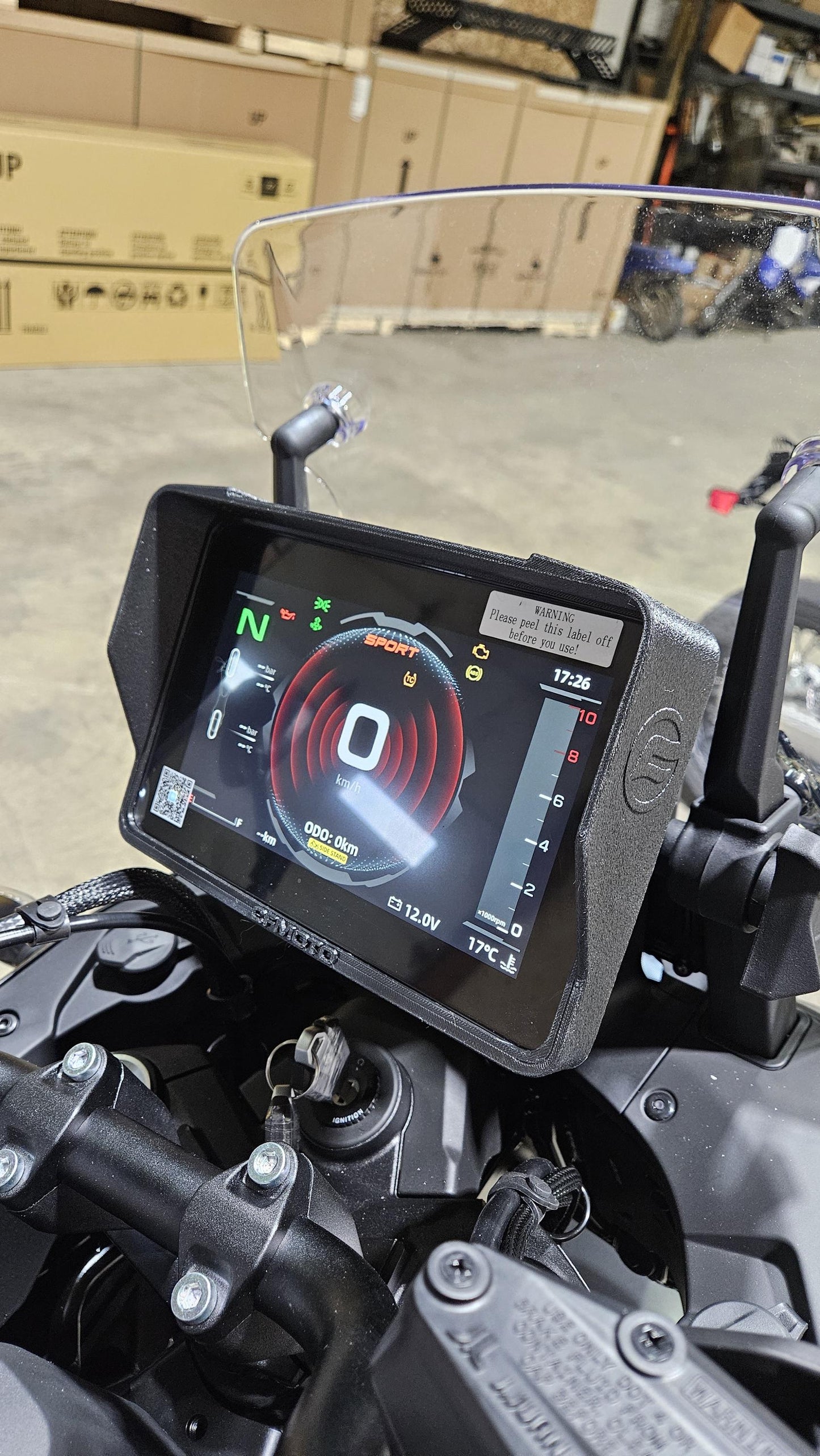 CFMoto Ibex 800E Sun Shade Speedometer Protection 2025 2026