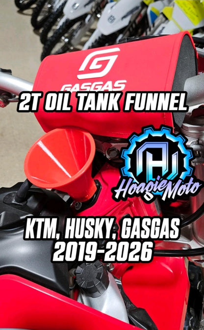 2 Stroke Oil Tank Funnel for KTM, Husqvarna & GasGas Dirt Bike TBI TPI