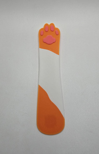 Cat Bookmarks with Raised Toe Beans 3pk for Reading