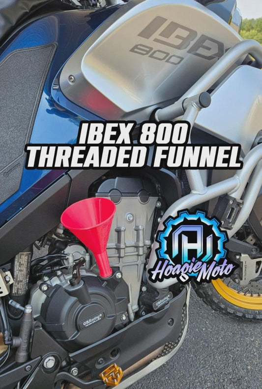 CFMoto Ibex 800 (MT) Threaded Funnel for Spill-Free Motorcycle Oil Change