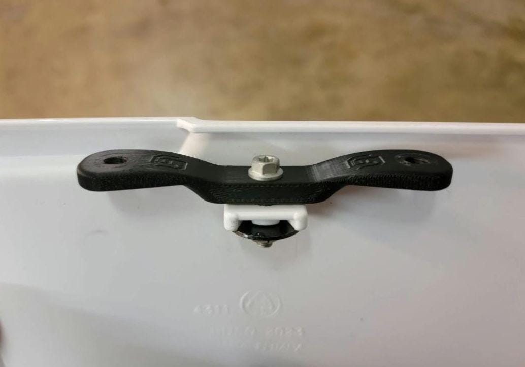 Enduro Number Plate Mount KTM, Husqvarna & GasGas 2024-2026
