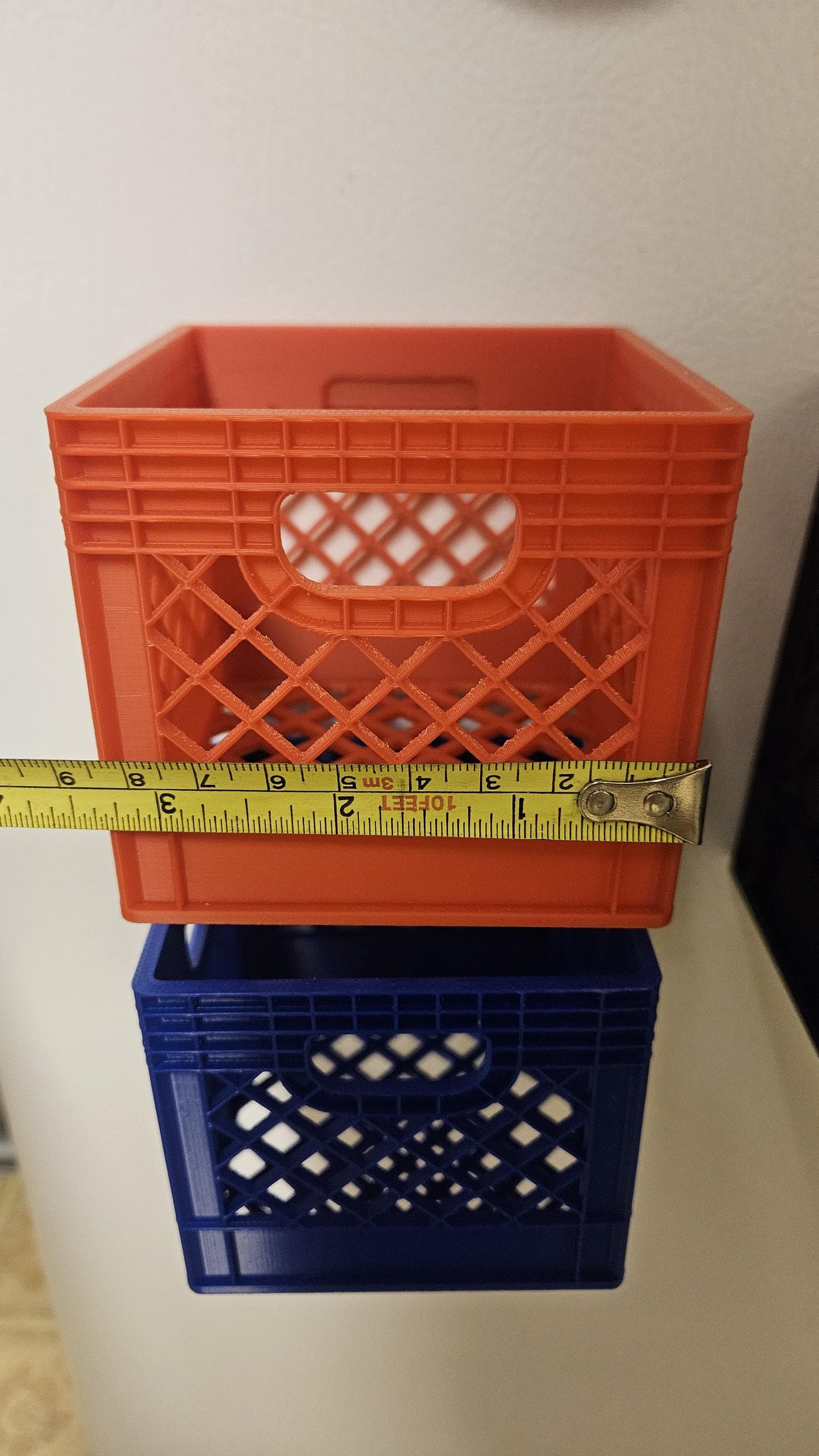 5.25" Magnetized Mini Milk Crate - Powerful Neodymium Magnets