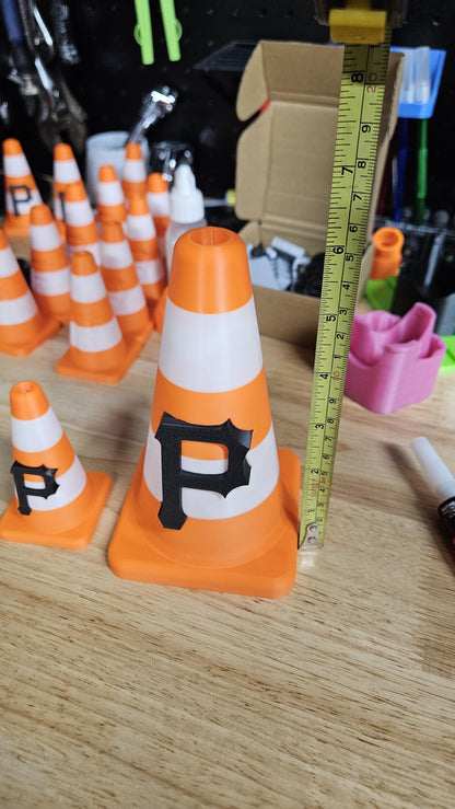 6" Pirates Traffic Cone Mini Desk Ornament