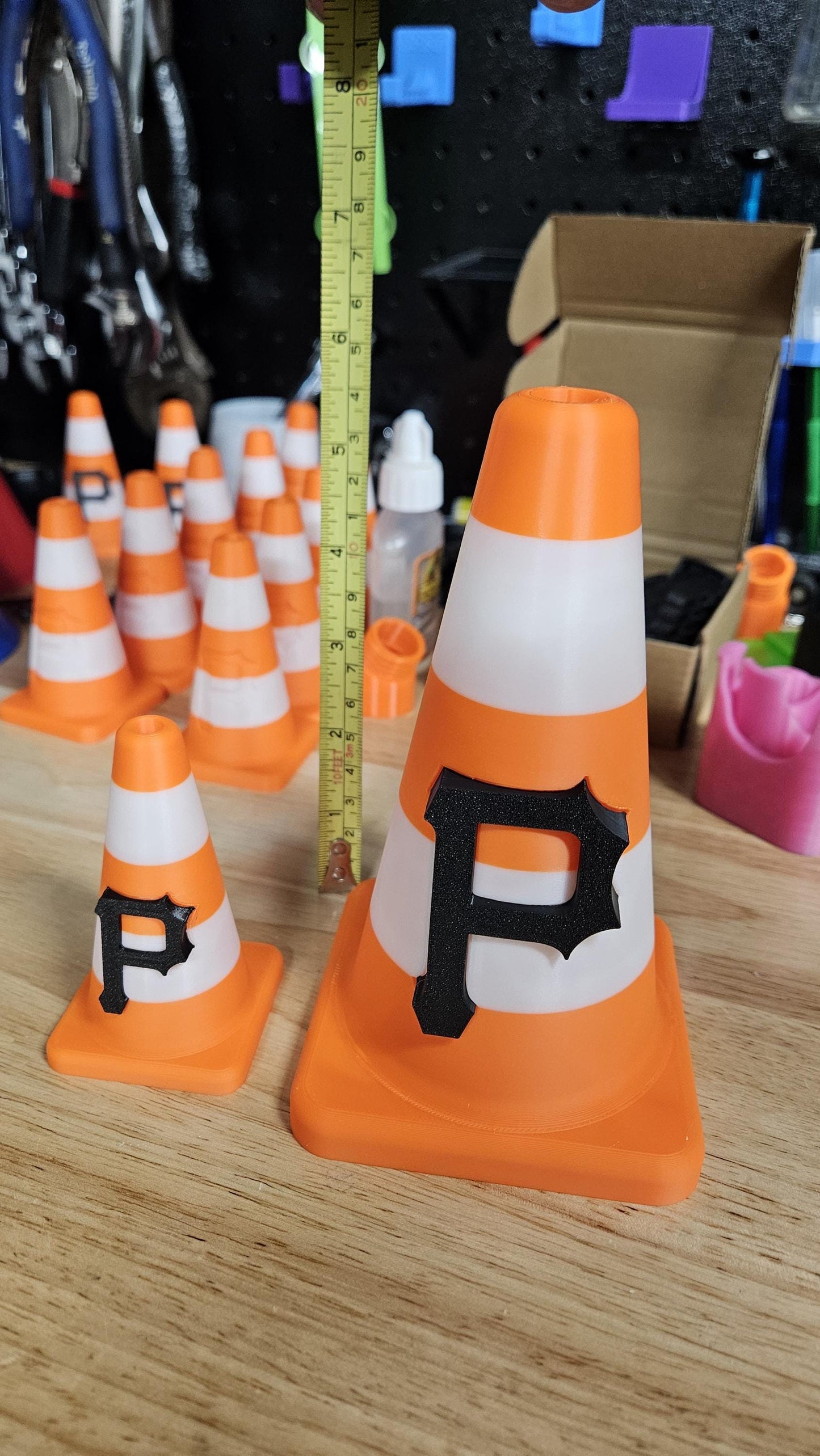 6" Pirates Traffic Cone Mini Desk Ornament