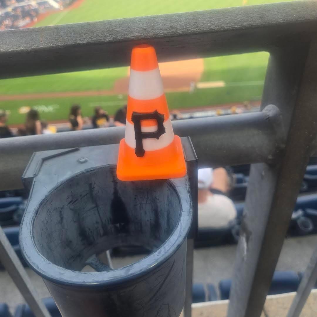 Pirates Traffic Cone Mini Desk Ornament