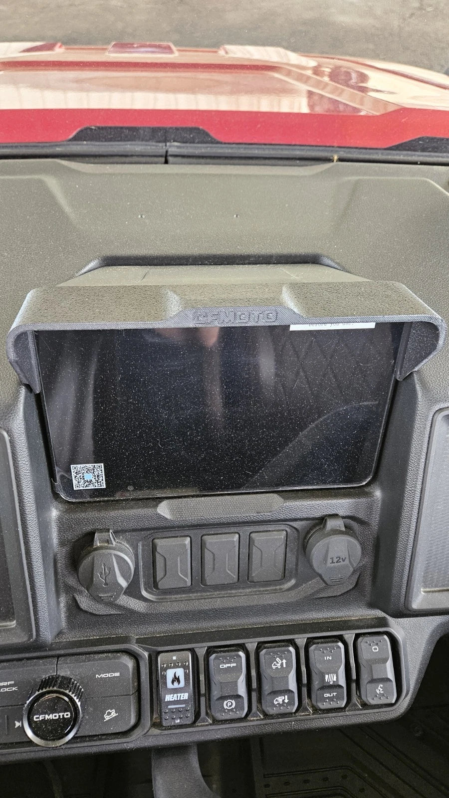 CFMOTO U10 Pro LCD Sun Shade – Flat-Top Display (2025–2026)
