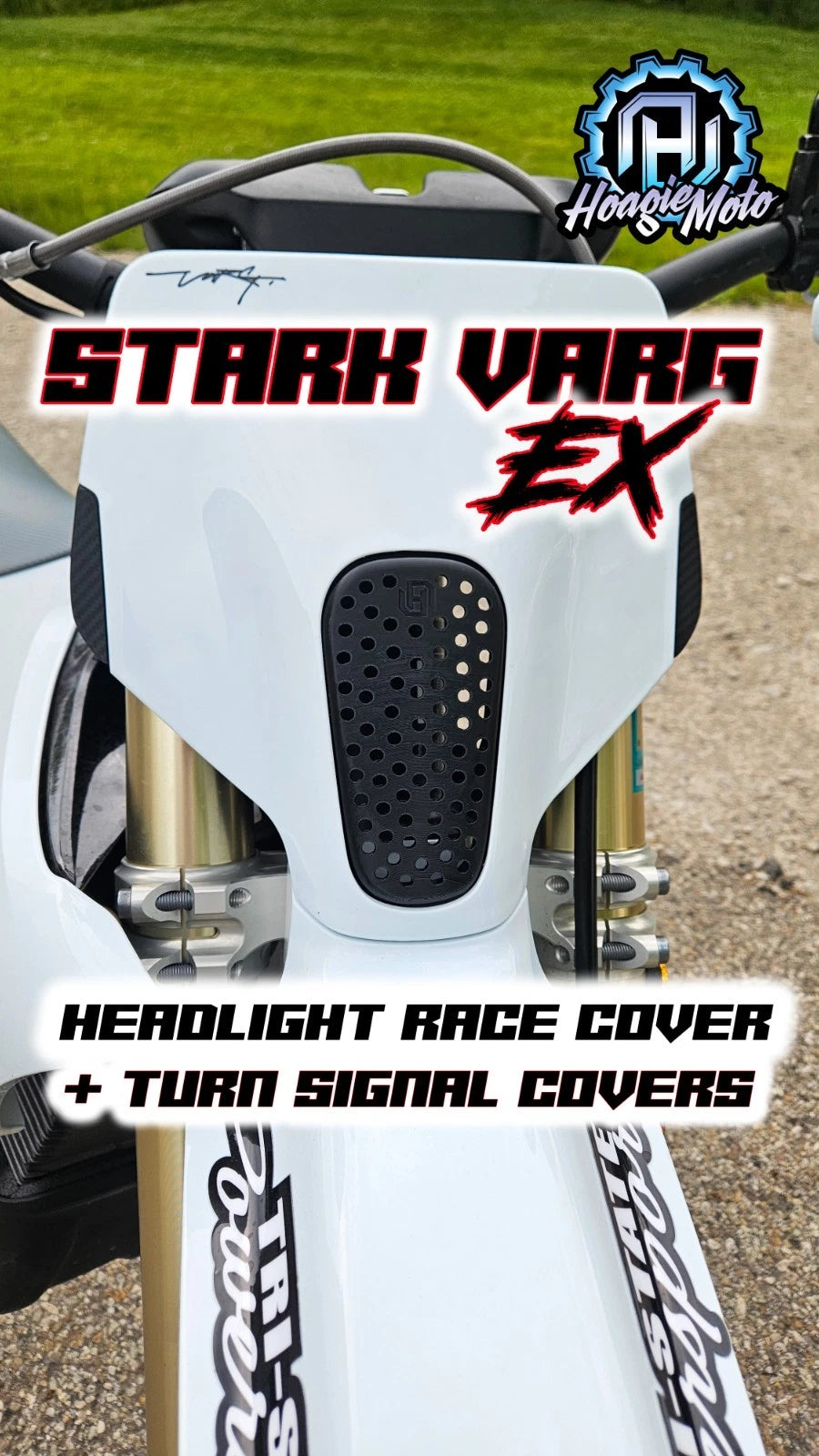 Stark Varg EX Vented Headlight Cover & Front Signal Covers