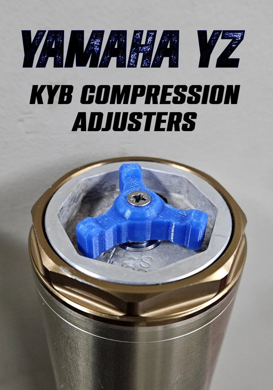 Yamaha YZ250F/YZ450F KYB Compression Adjuster Knobs (2024–2027)