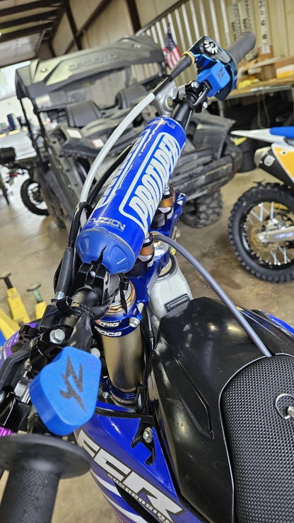 Yamaha YZ250F/YZ450F Handlebar Switch Wash Covers – Blue Pair